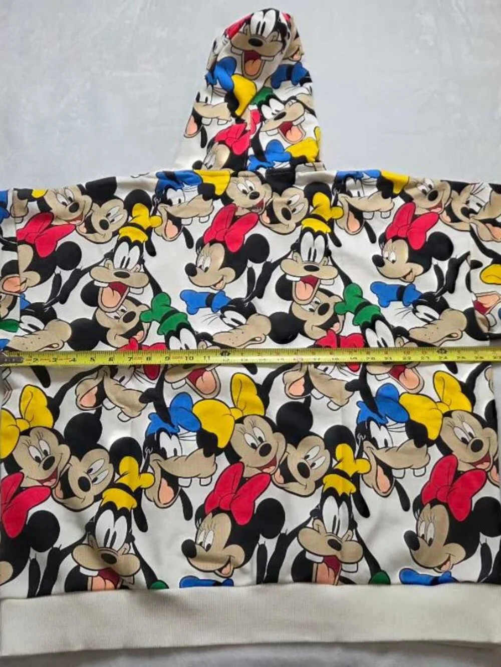 New L Levi's x Disney colab Mickey Mouse all over hoodie
